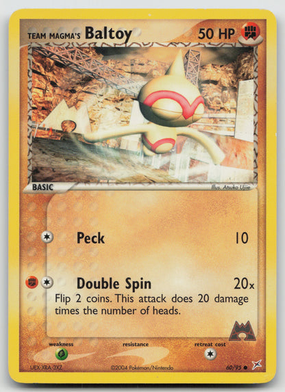 Team Magma's Baltoy - Common Normal MA 60/95 HP