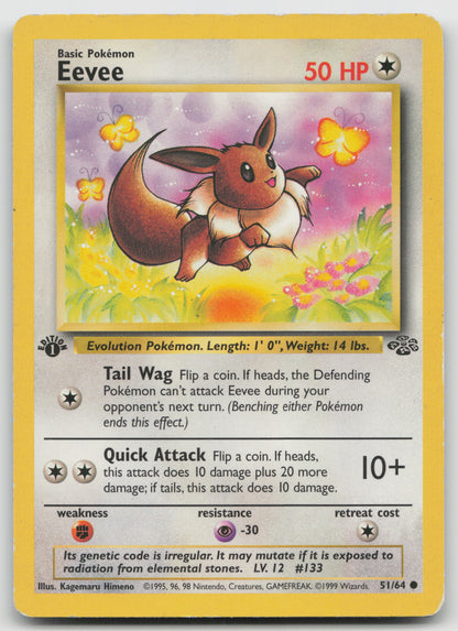 Eevee Common 1st Edition JU 51/64 LP