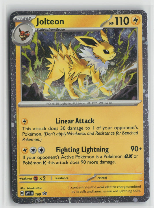 Jolteon - (Cosmos Holo) Rare Holo SVP 169 NM