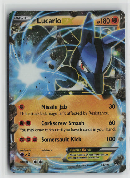 Lucario EX Ultra Rare Holo FFI 54/111 MP