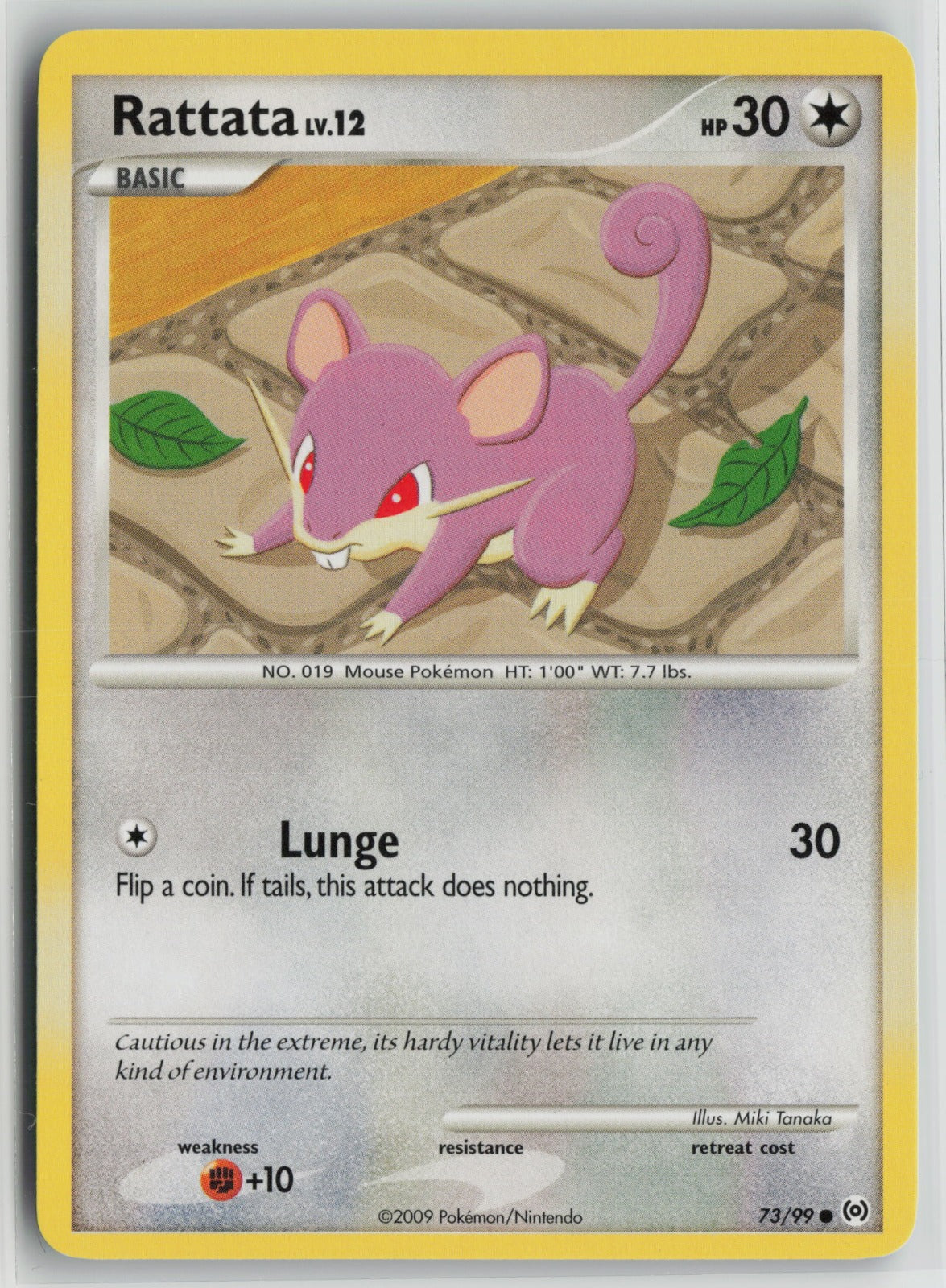 Rattata Common AR 73/99 NM