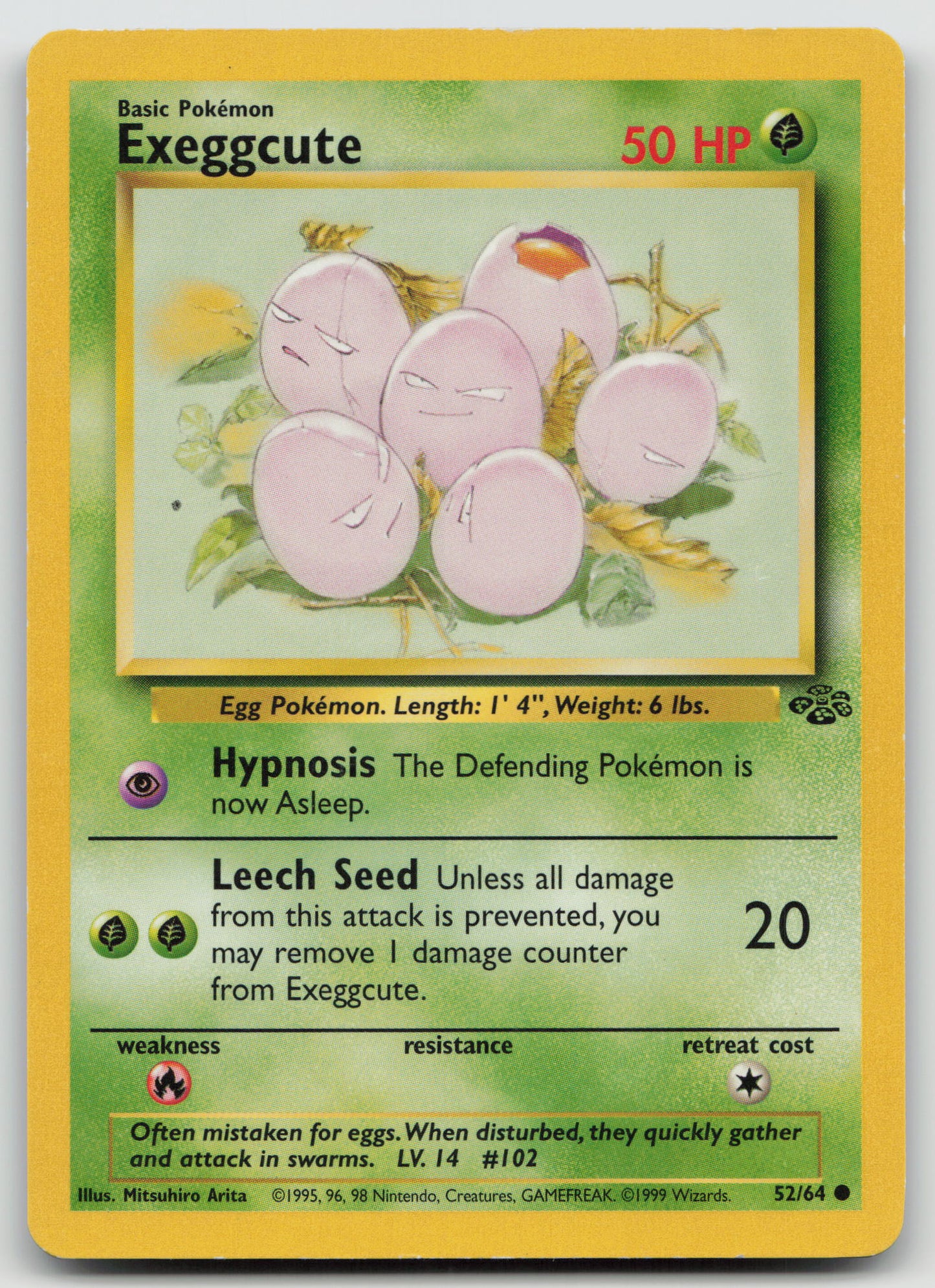 Exeggcute Common Unlimited JU 52/64 MP