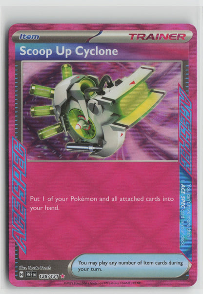 Scoop Up Cyclone ACE SPEC Rare Holo PRE 128/131 LP