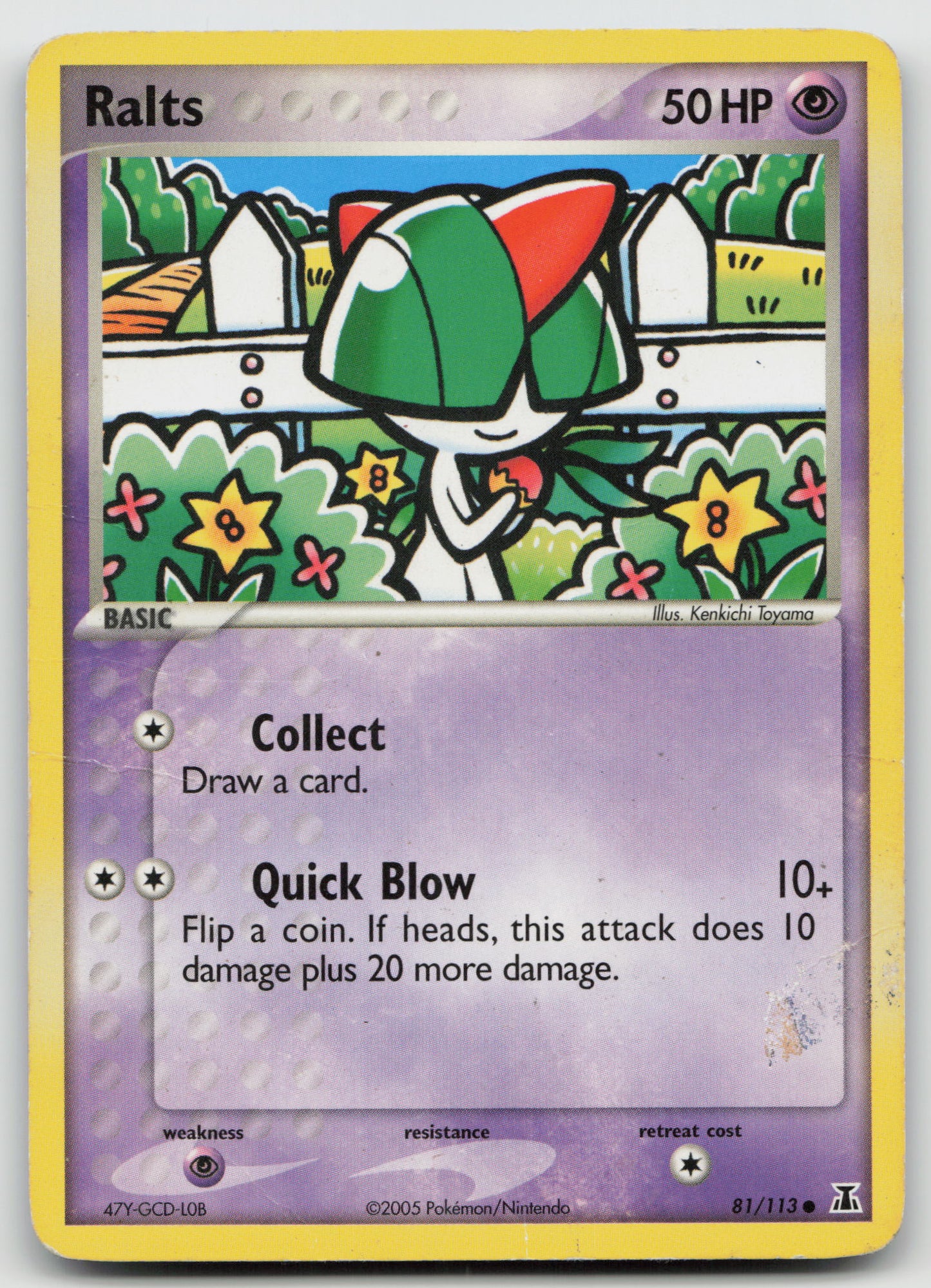 Ralts Common Normal DS 81/113 HP
