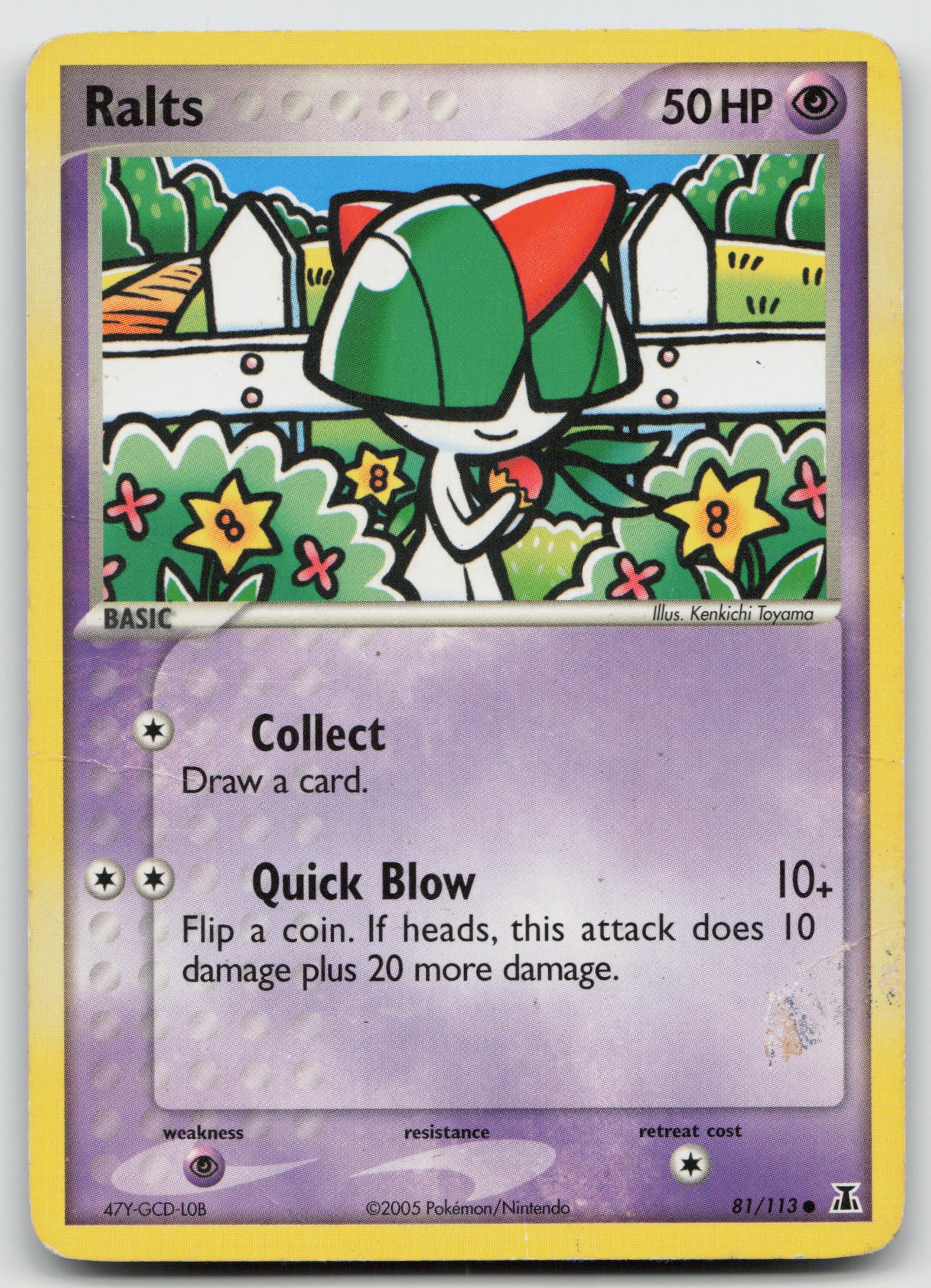 Ralts Common Normal DS 81/113 HP