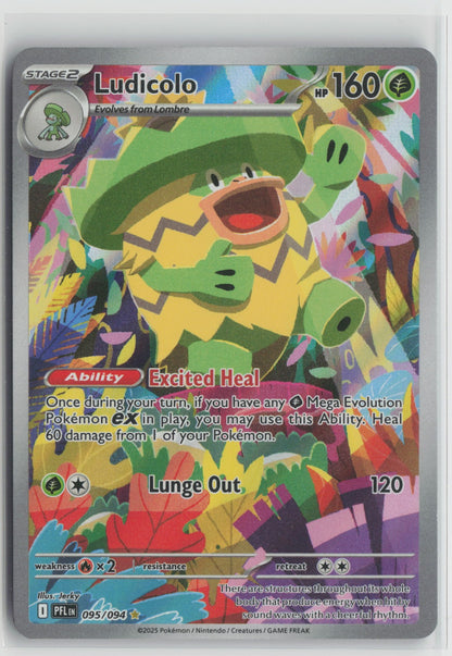 Ludicolo - Illustration Rare Holo PFL 095/094 NM