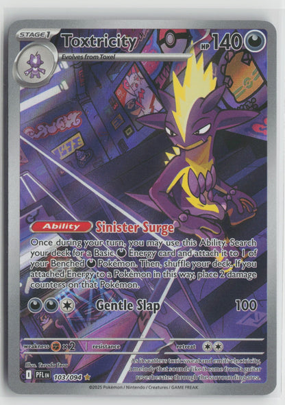Toxtricity - Illustration Rare Holo PFL 103/094 NM