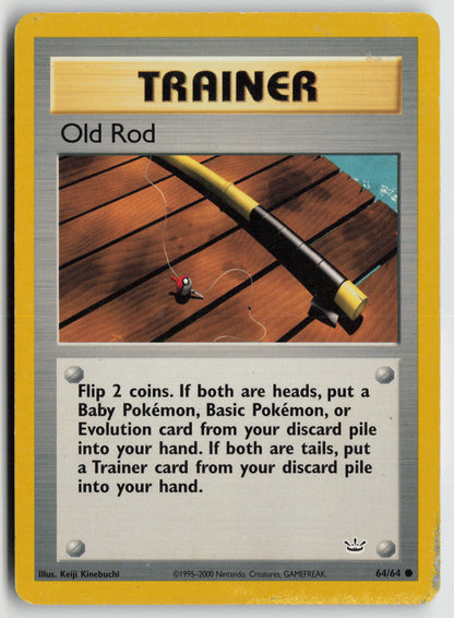 Old Rod Common Neo Revelation 64/64 DMG