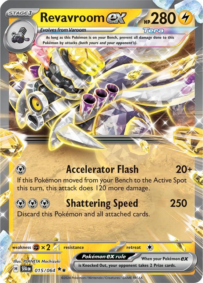 Revavroom ex Double Rare Holo SFA 015/064 NM