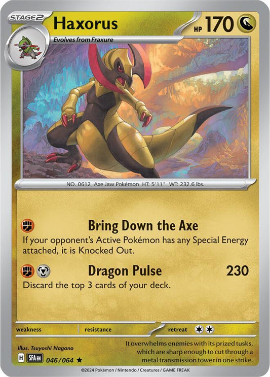 Haxorus Rare Holo SFA 046/064 NM