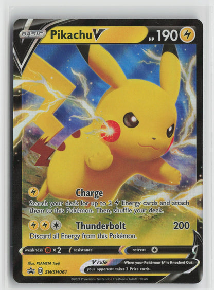 Pikachu V - Promo Holo SWSD SWSH061 NM