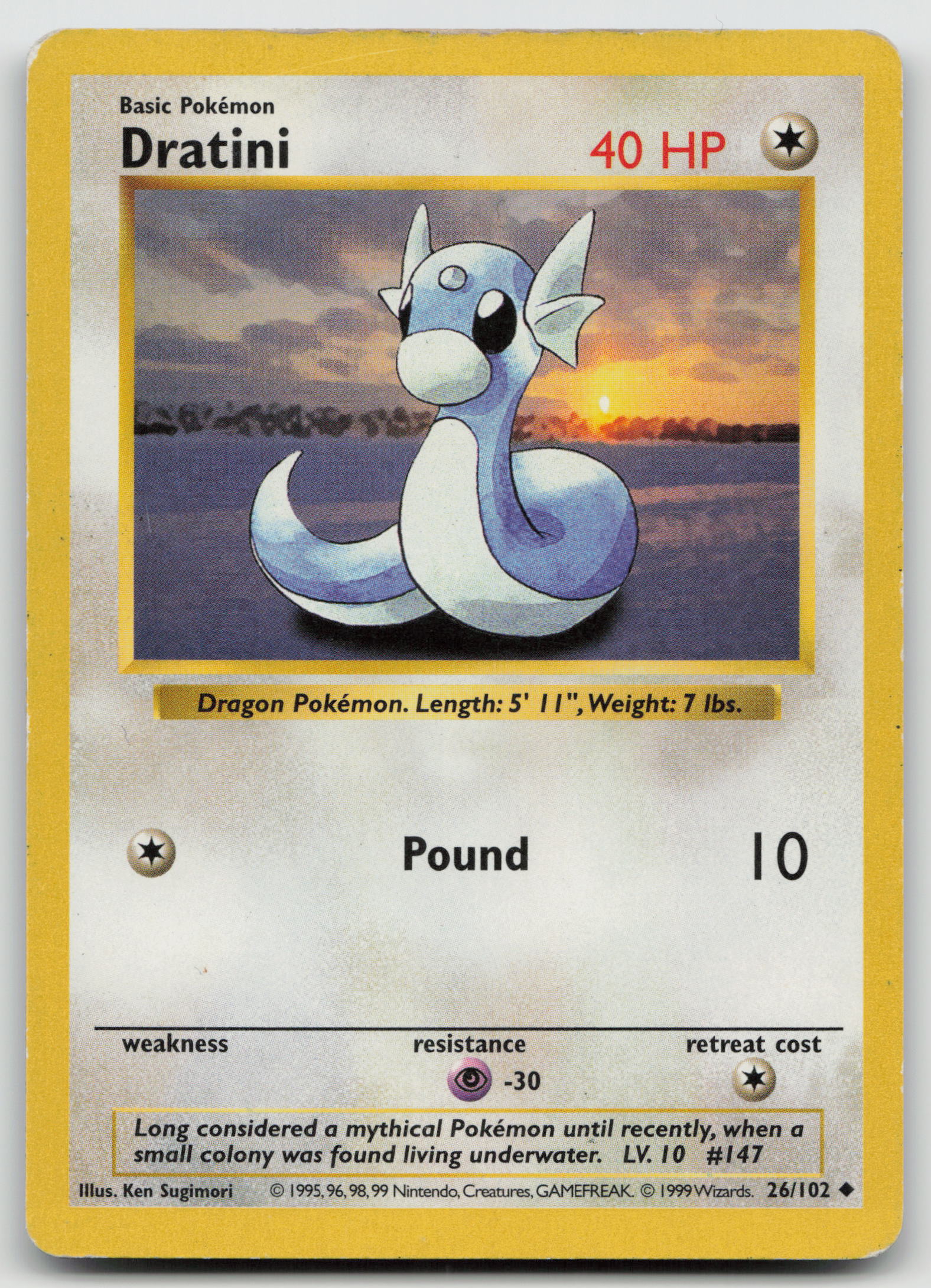 Dratini Uncommon Unlimited BSS 026/102 MP