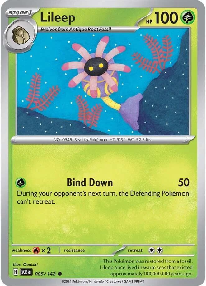 Lileep Common Regular SCR 005/142 NM