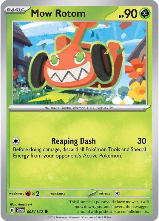 Mow Rotom Common Regular SCR 008/142 NM