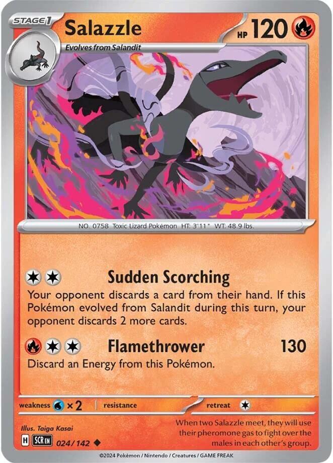 Salazzle Uncommon Regular SCR 024/142 NM