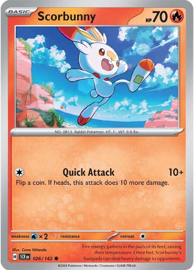 Scorbunny Common Regular SCR 026/142 NM
