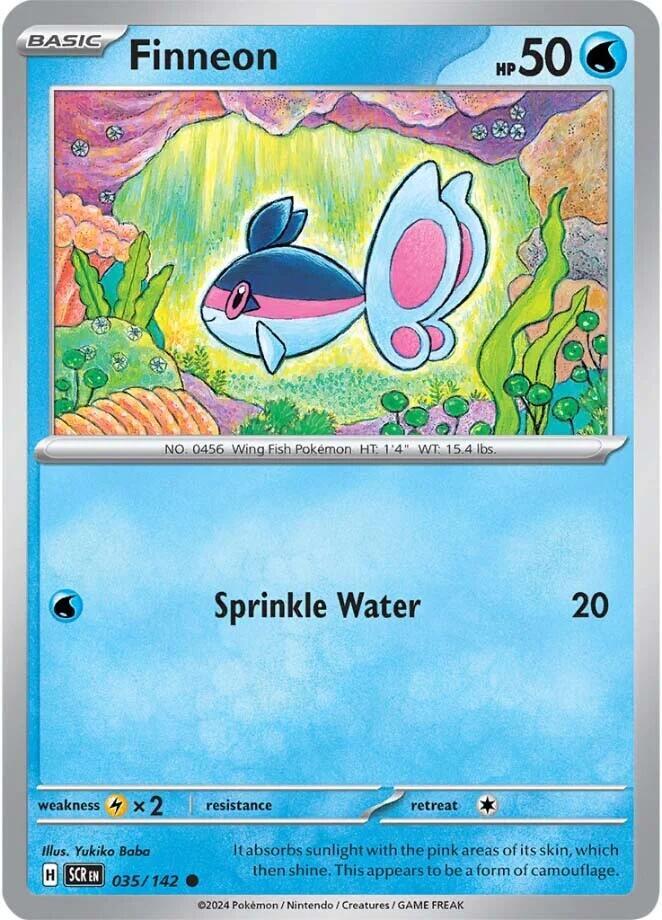 Finneon Common Reverse Holo SCR 035/142 NM