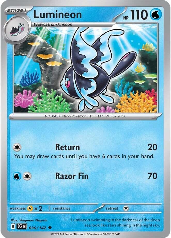 Lumineon Uncommon Regular SCR 036/142 NM