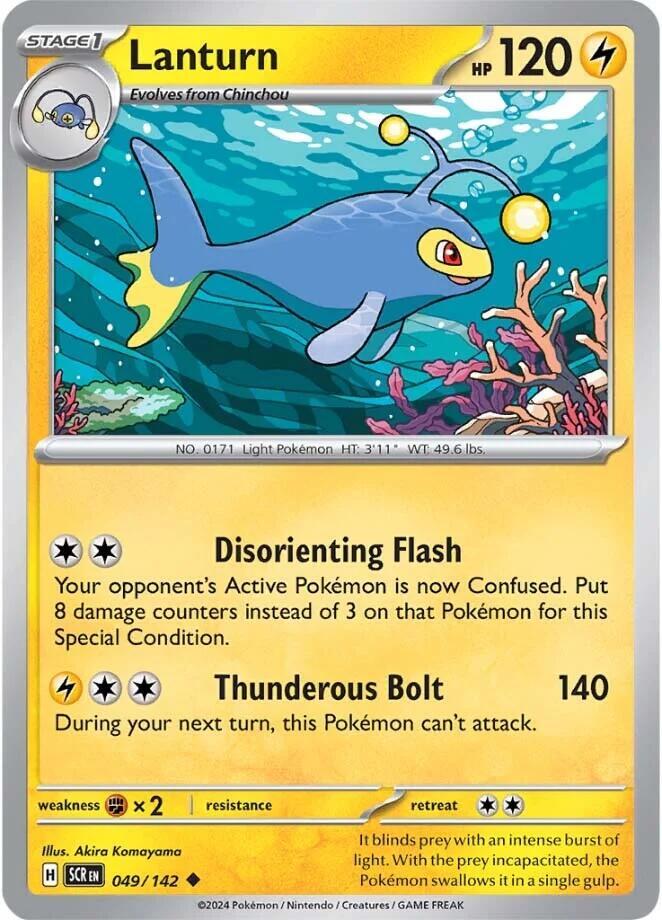 Lanturn Uncommon Reverse Holo SCR 049/142 NM