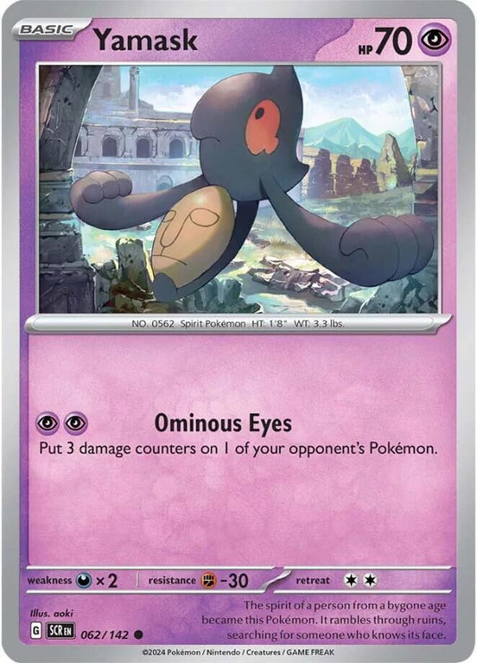 Yamask Common Reverse Holo SCR 062/142 NM