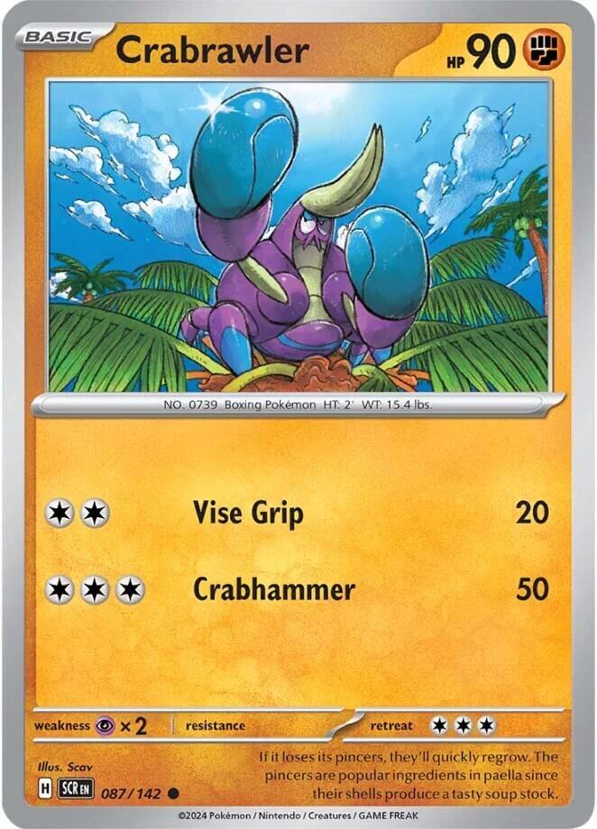 Crabrawler Common Regular SCR 087/142 NM