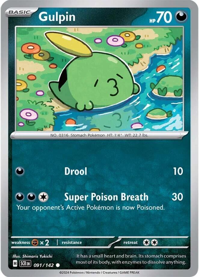 Gulpin Common Regular SCR 091/142 NM