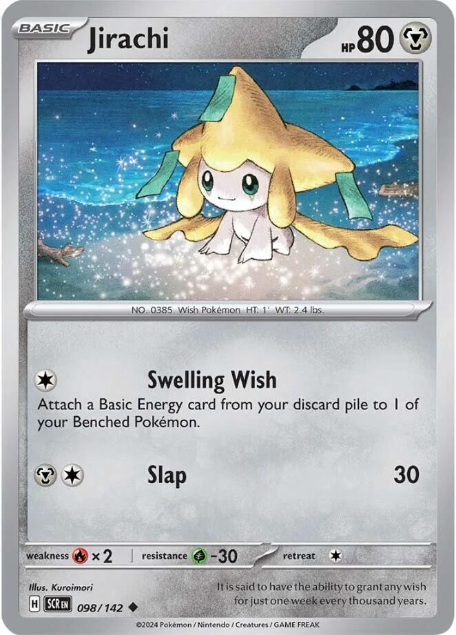 Jirachi Uncommon Regular SCR 098/142 NM