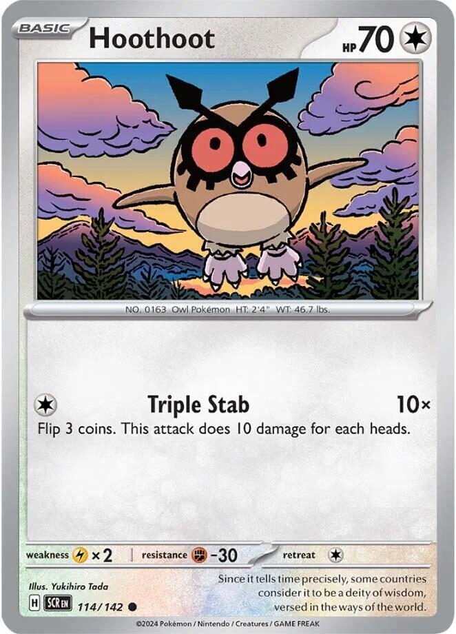 Hoothoot Common Regular SCR 114/142 NM