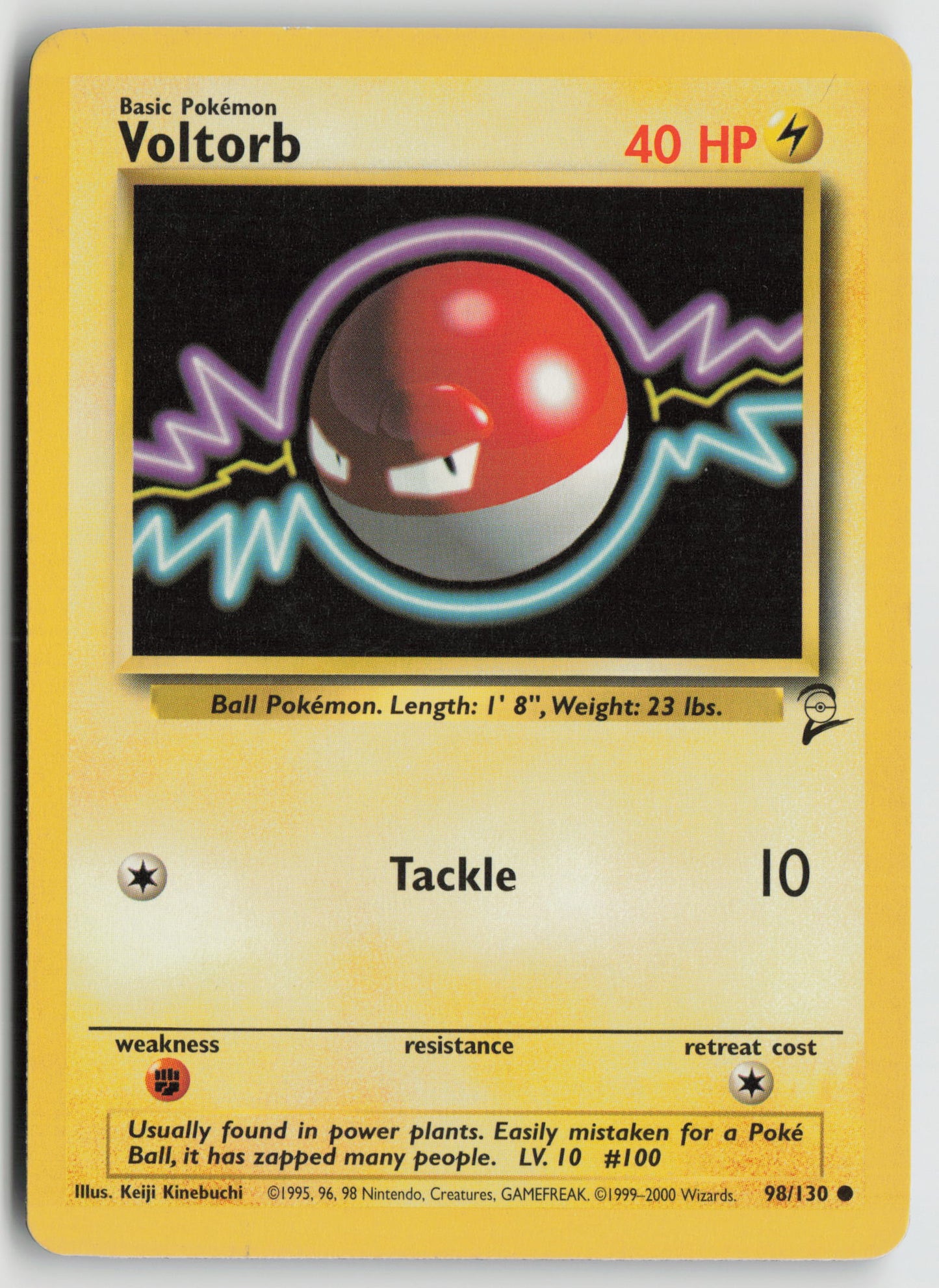 Voltorb Common Base Set 2 098/130 MP