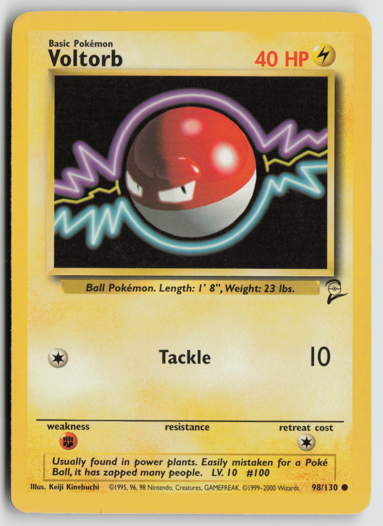 Voltorb Common Base Set 2 098/130 MP