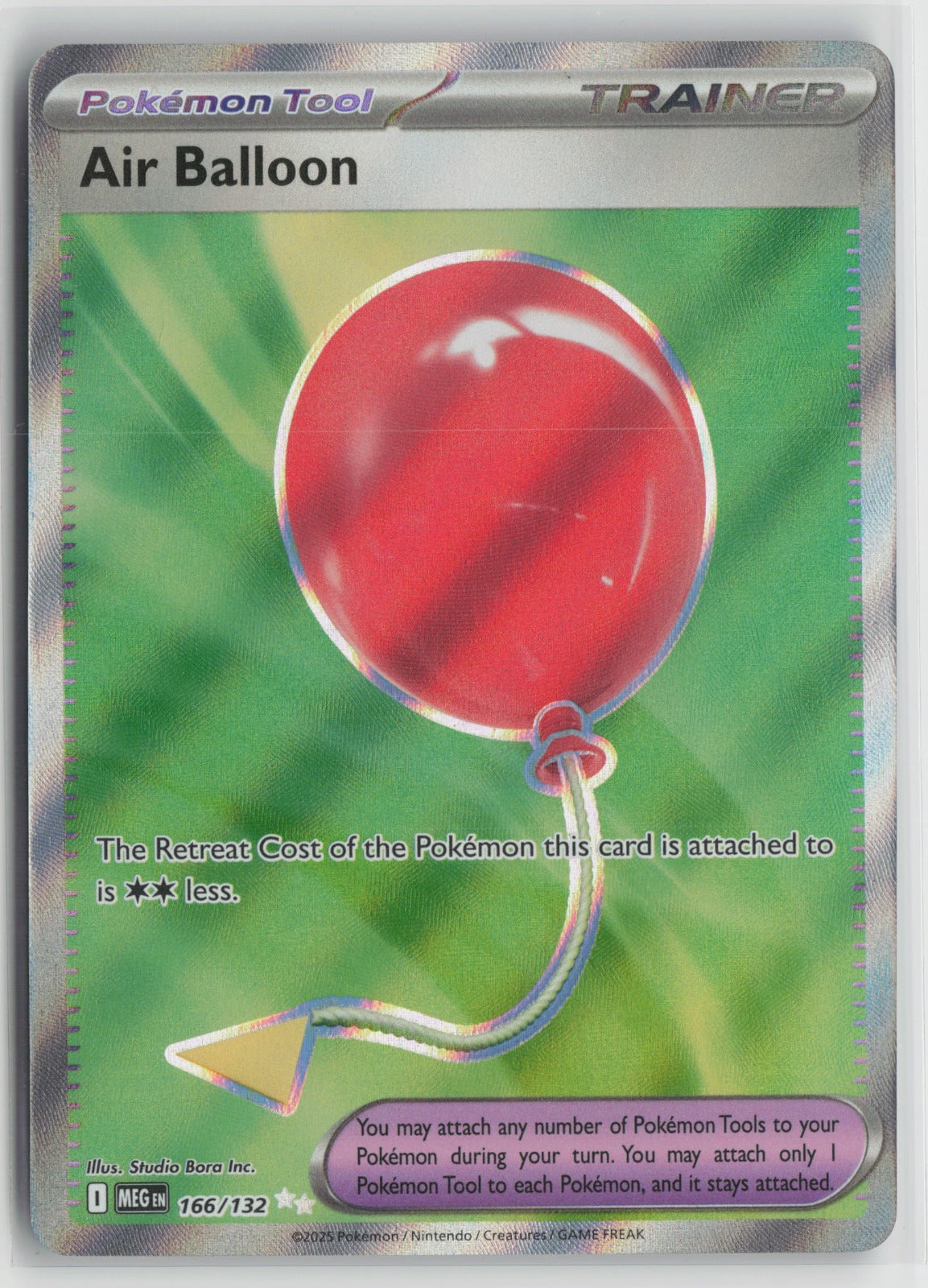 Air Balloon Ultra Rare Holo MEG 166/132 NM