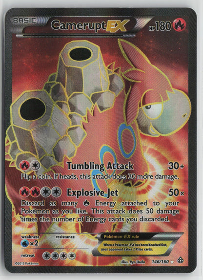 Camerupt EX (146 Full Art) Ultra Rare Holo PRC 146/160 MP