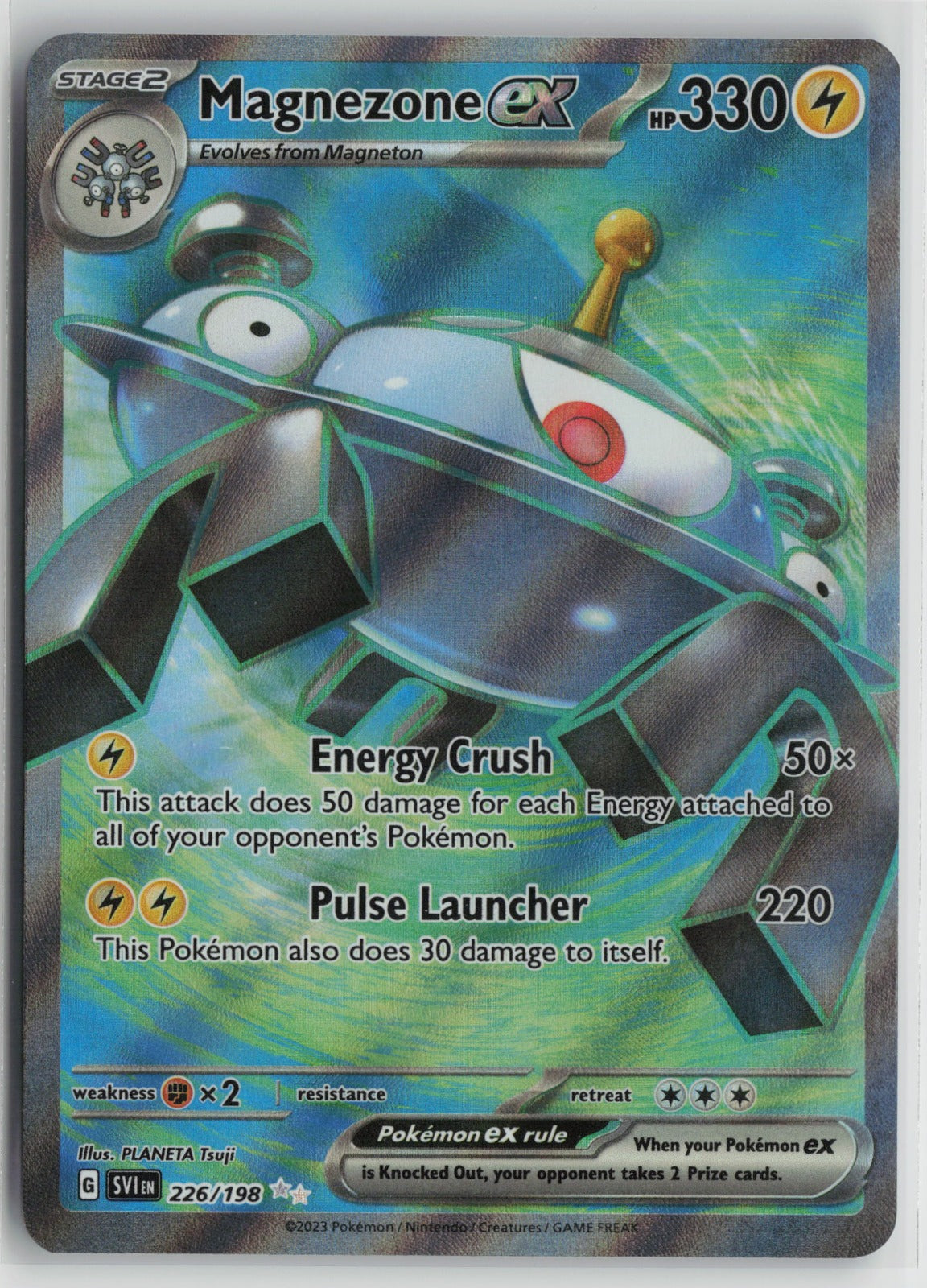 Magnezone ex - Ultra Rare Holo SVI 226/198 NM