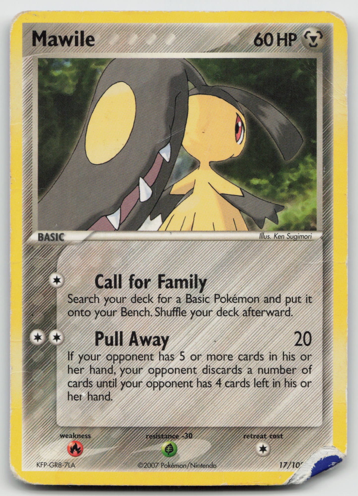 Mawile Rare Normal PK 17/108 DMG
