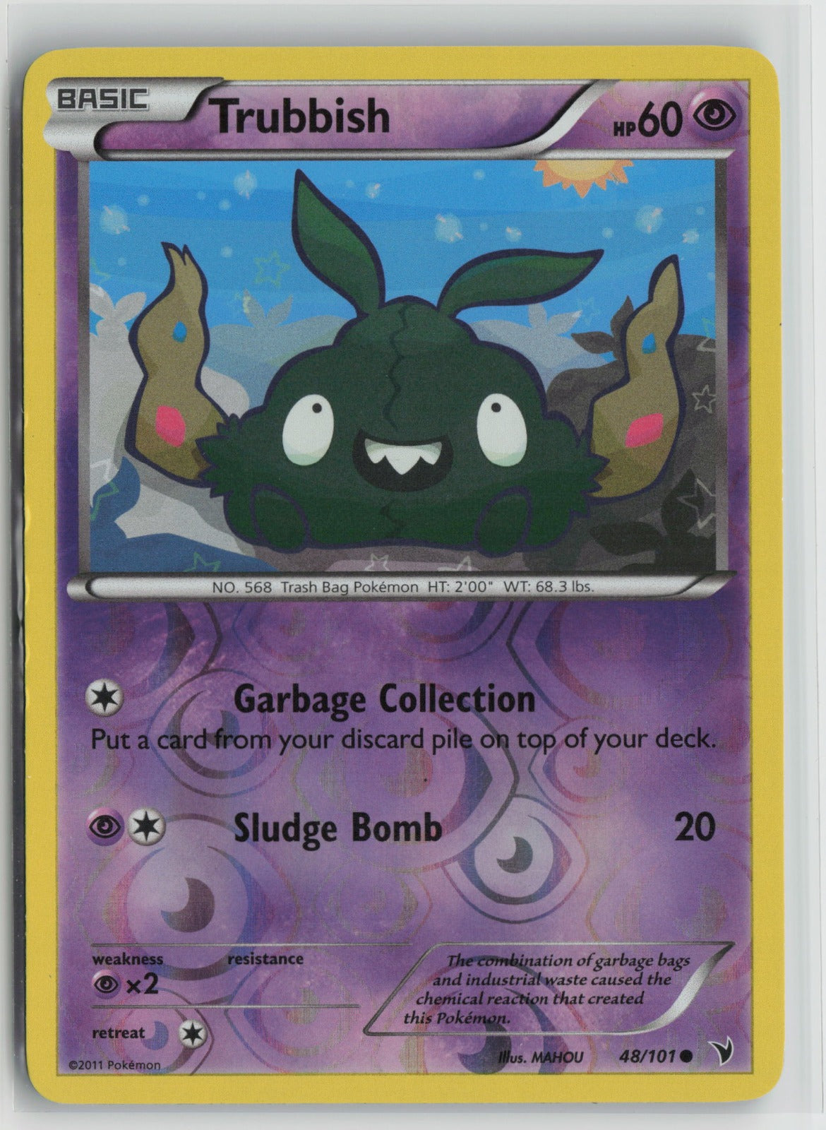Trubbish Common Reverse Holo NVI 48/101 LP