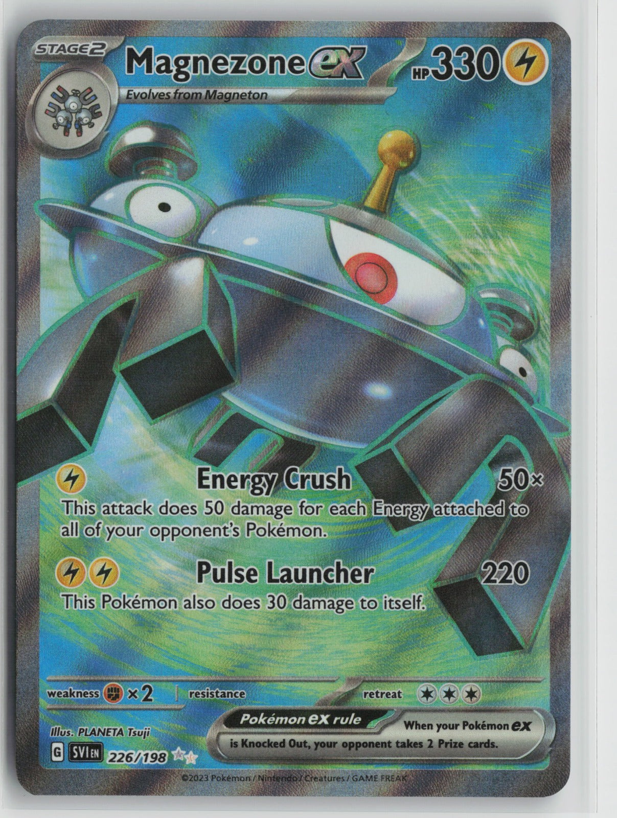 Magnezone ex - Ultra Rare Holo SVI 226/198 NM