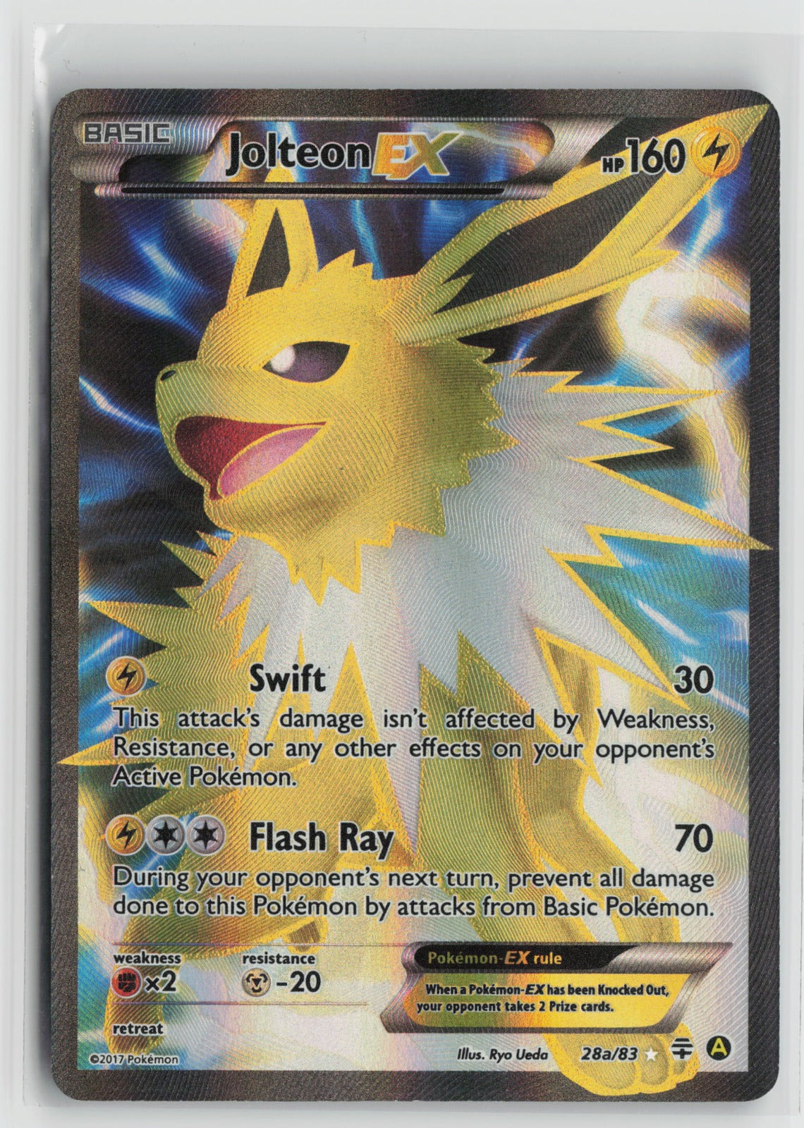 Jolteon EX - 28a/83 Promo Holo PR 028a/083 LP