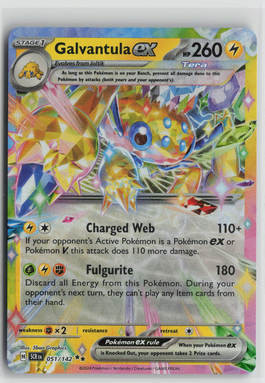 Galvantula ex - Double Rare SV07: Stellar Crown 051/142 NM