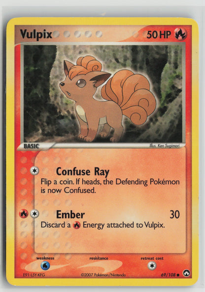 Vulpix Common PK 69/108 LP