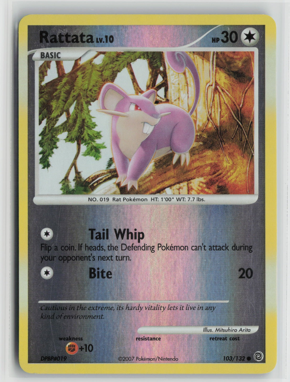 Rattata Common Reverse Holo SW 103/132 MP