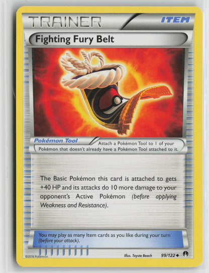 Fighting Fury Belt Uncommon BKP 99/122 NM