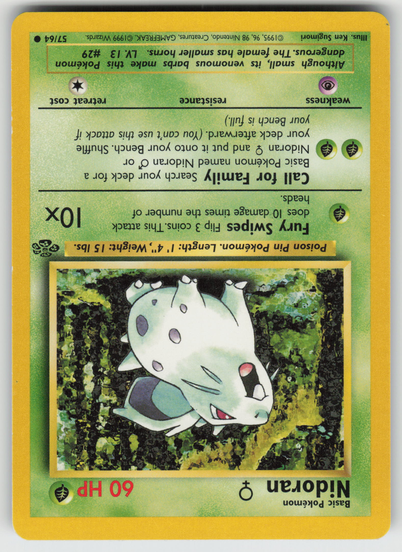 Nidoran F Common Jungle 57/64 LP