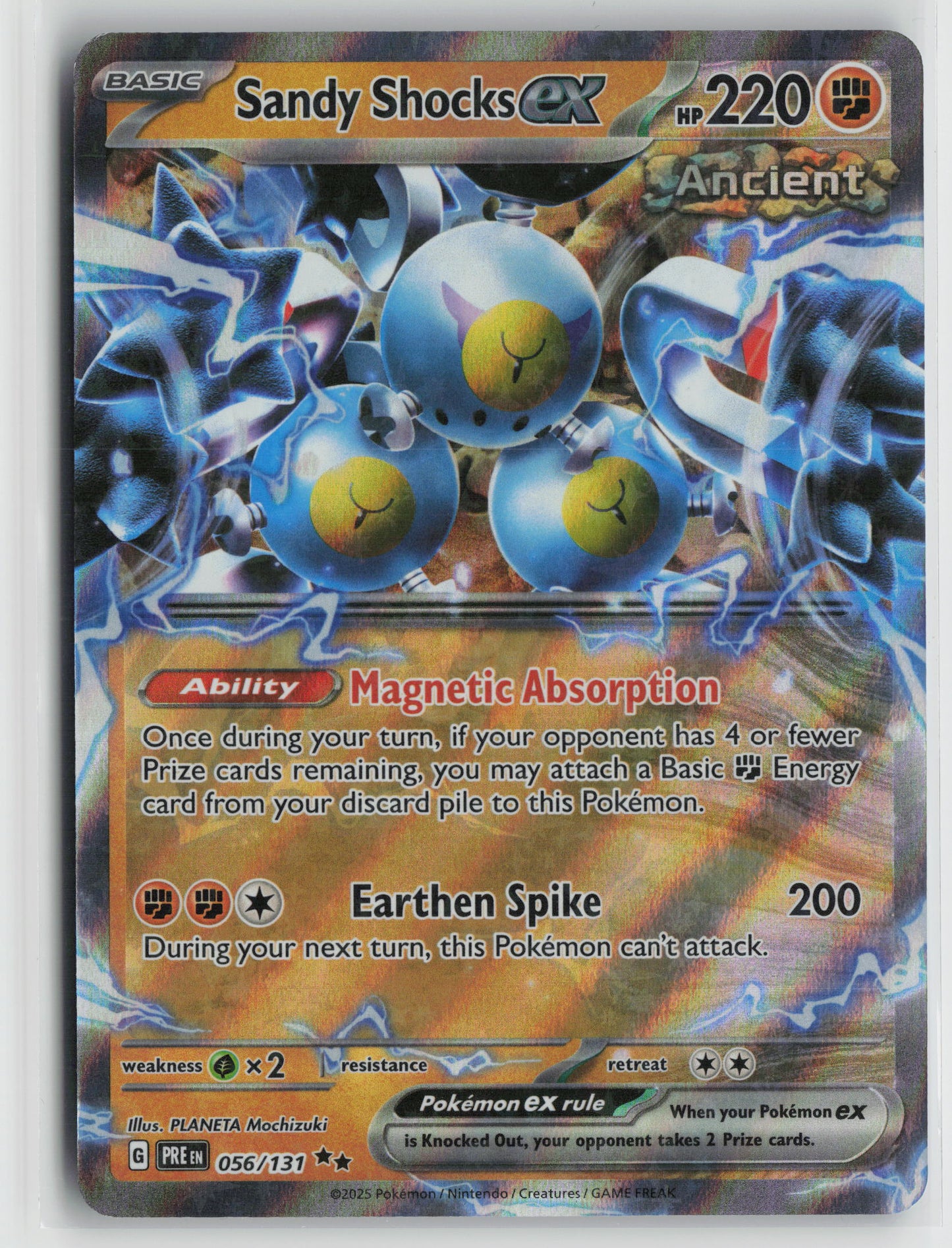 Sandy Shocks ex - Double Rare SV: Prismatic Evolutions 056/131 NM