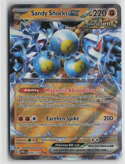 Sandy Shocks ex - Double Rare SV: Prismatic Evolutions 056/131 NM