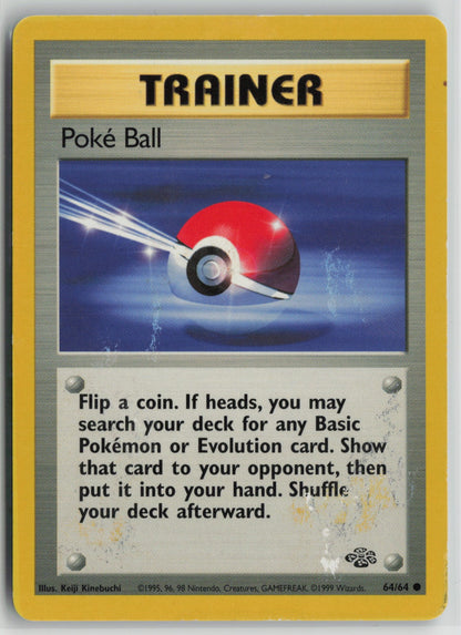 Poke Ball Common Unlimited JU 64/64 DMG