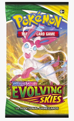 Evolving Skies Booster Pack Varying Pack Arts