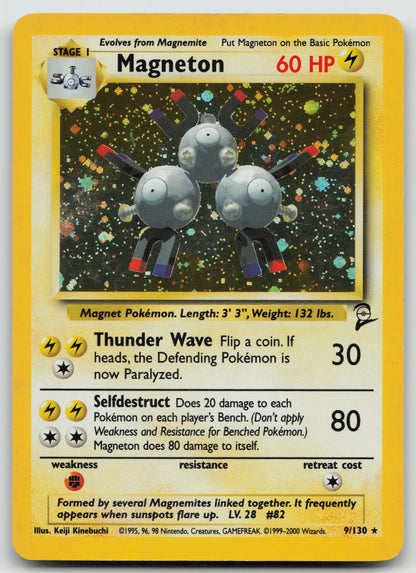 Magneton Holo Rare Holo BS2 009/130 HP