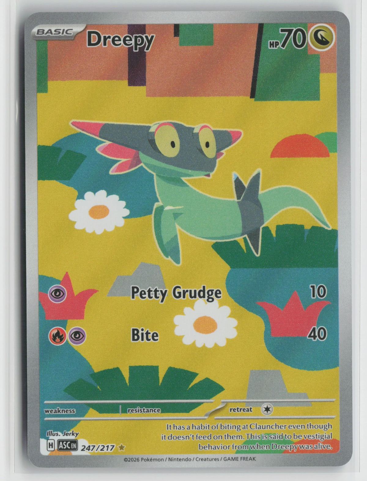 Dreepy Illustration Rare Holo ASC 247/217 NM