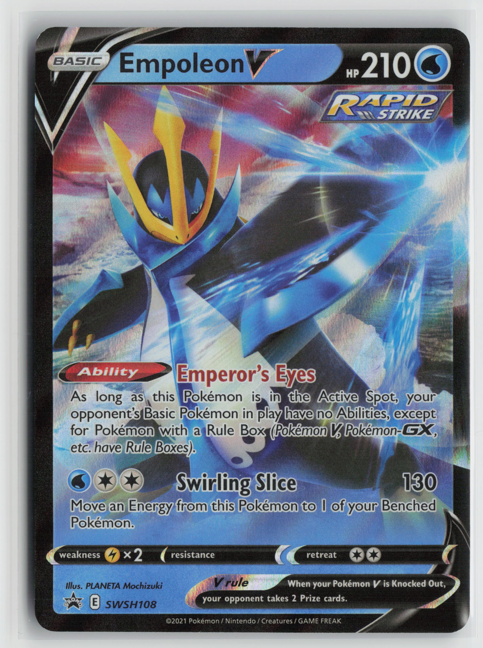 Empoleon V - Promo SWSH: Sword & Shield Promo Cards SWSH108 NM