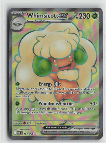 Whimsicott ex Ultra Rare Holo WHT 157/086 NM